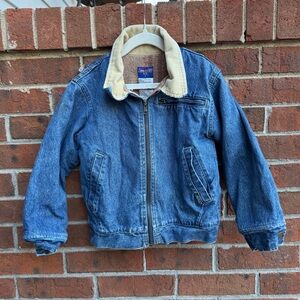 Vintage Dickies Denim Jean Barn Jacket Size 5 Boys toddler kids